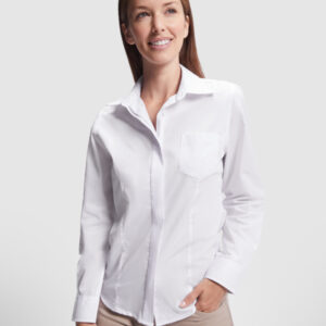 CAMISA SOFIA L/S 65% poliéster / 35% algodão, popelina, 130 g/m²