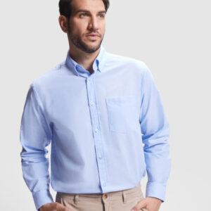 CAMISA OXFORD 70% algodão / 30% poliéster, tecido Oxford, 140 g/m²