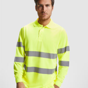 POLO POLARIS L/S 100% poliéster piquê, 170 g/m².